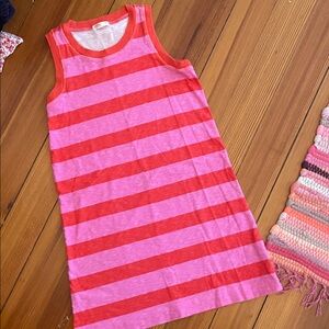 Crew Cuts rugby stripe dress size 8.  EUC